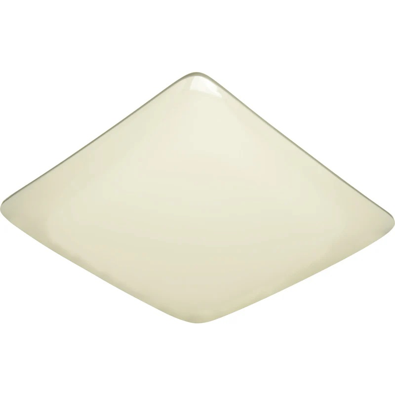 Square Melamine Dinner Plate 10Inch light brown